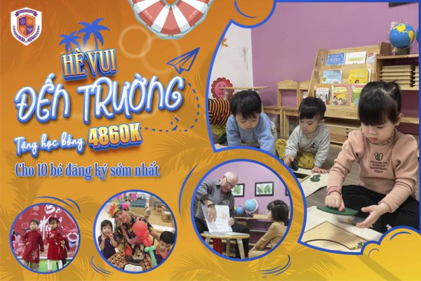 Trường mầm non Quốc tế EEG Montessori Thái Nguyên tuyển sinh khóa 2021-2022