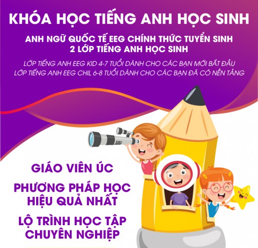 TUYỂN SINH TIẾNG ANH HỌC SINH EEG