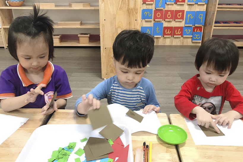 Hoạt động trường mầm non EEG Montessori