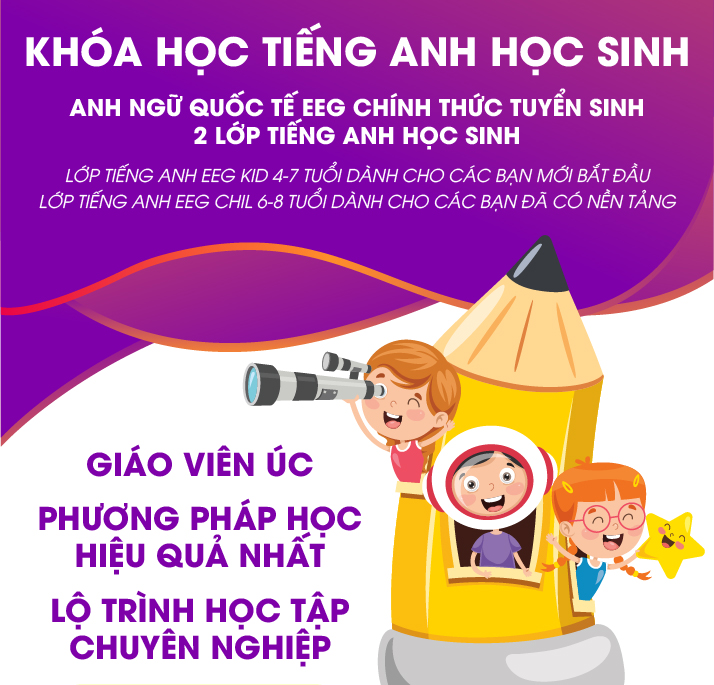 TUYỂN SINH TIẾNG ANH TIỂU HỌC EEG THÁI NGUYÊN